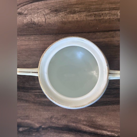 Vintage Hand Painted Nippon Sugar Bowl with Lid and Creamer Pitcher - Picture 5 of 11